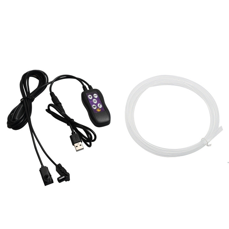 Car Led Atmosphere Lamp Usb Colorful Color Changing Center Console Instrument Panel Decorative Lamp Neon Light